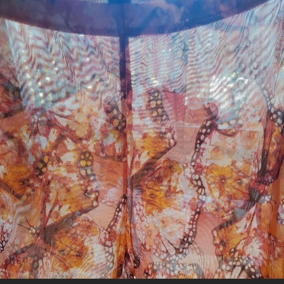 Windsor Orange Flare Pants Retro Boot Cut - Picture 6 of 7